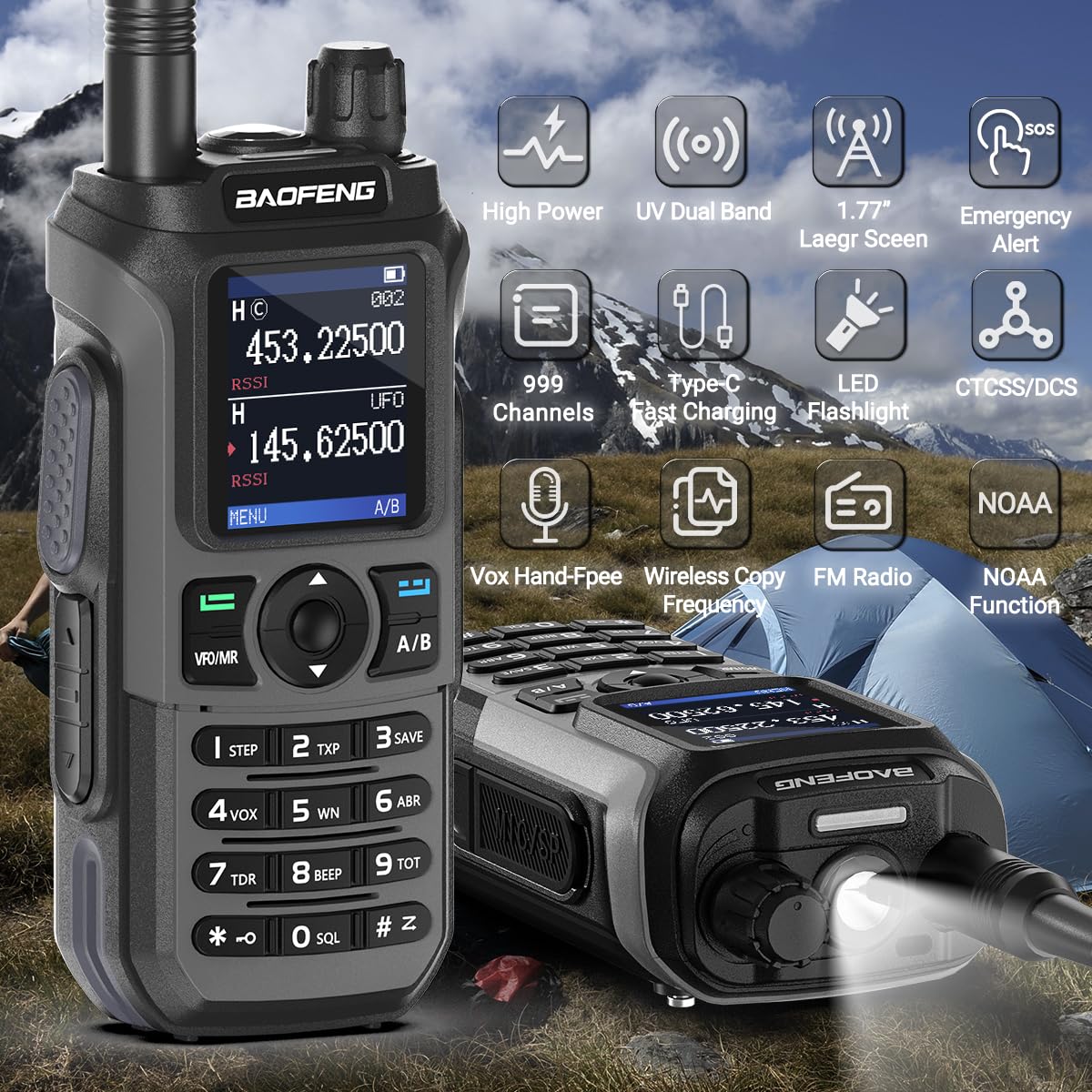 Amazon.com: Ham Radio Baofeng Radio UV-21R Ham Radio Handheld Long